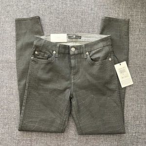 7 For All Mankind -Super skinny ankle jeans